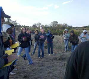 Teenage participants gathered for the contest.