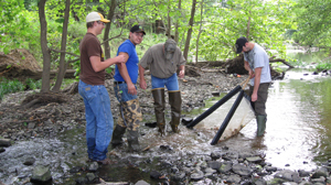 image of students and instructor on Bandy Creek