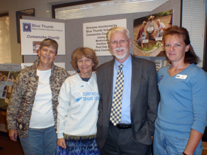 image of Jean Lemmon, Cheryl Cheadle, Dr. Robert Carlson, and Kim Shaw