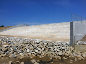 image of rocks/stones near dam