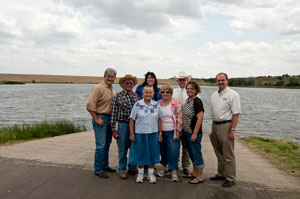 Members of the Deer Creek Conservation District (DCCD) board of directors 