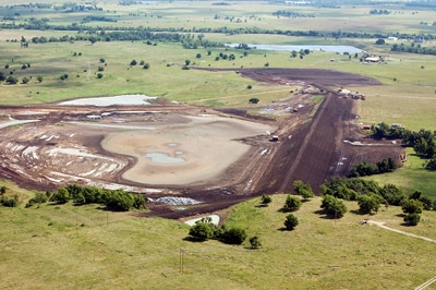 image of Double Creek under rehabilitation construction