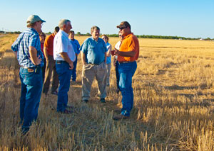 image of Jeff Brower and tour participants 