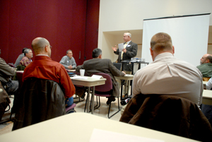 image of Ron Hilliard speaking to participants