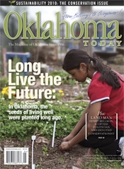 Cover of the May/June 2010 issue of Oklahoma Today magazine