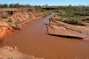 image of waterway areas in Sugar Creek Watershed