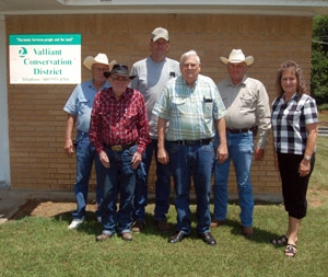 image of Valliant Conservation District board and staff.