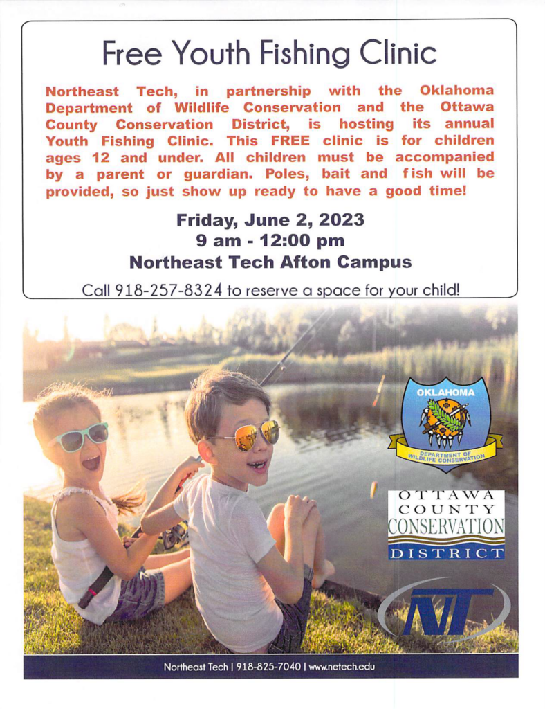 Ottawa County Conservation District Youth Fishing Clinic Oklahoma